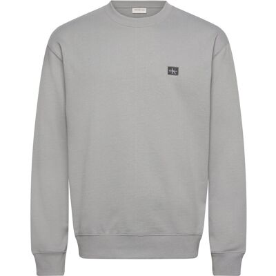 Calvin Ls Eu 350Terry Badge Cn Swtshrt XS FORMAL GRAY XS Calvin Ls Eu 350Terry Badge Cn Swtshrt XS FORMAL GRAY XS