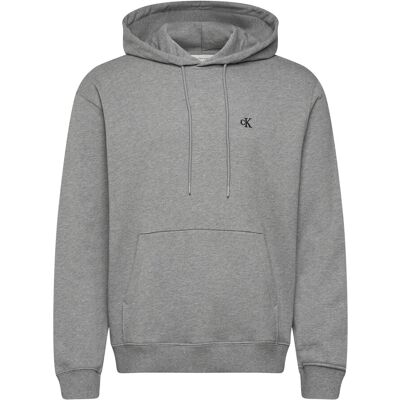 Calvin Ls Eu 350Terry Monogram Hoodie XL MED GREY HTR XL Calvin Ls Eu 350Terry Monogram Hoodie XL MED GREY HTR XL