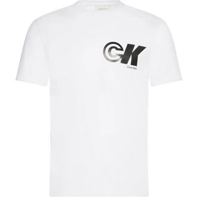 Calvin Ss 20S Ck Sport Logo Graphic Tee XS BRILLIANT WHITE XS Calvin Ss 20S Ck Sport Logo Graphic Tee XS BRILLIANT WHITE XS