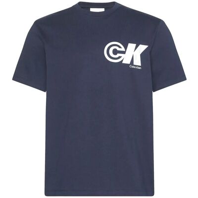 Calvin Ss 20S Ck Sport Logo Graphic Tee XS DARK SAPPHIRE XS Calvin Ss 20S Ck Sport Logo Graphic Tee XS DARK SAPPHIRE XS
