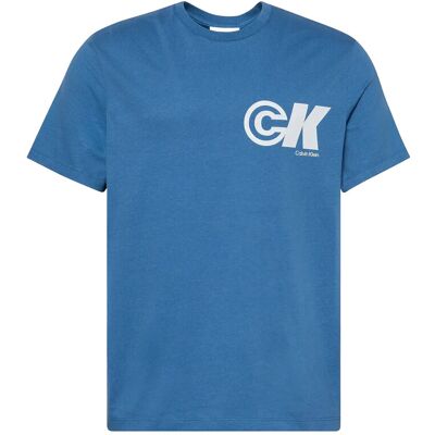 Calvin Ss 20S Ck Sport Logo Graphic Tee XS ROYAL LAGOON XS Calvin Ss 20S Ck Sport Logo Graphic Tee XS ROYAL LAGOON XS
