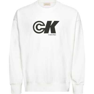Calvin Premium Terry Ck Sport Graphic C XXL BRIGHT WHITE XXL Calvin Premium Terry Ck Sport Graphic C XXL BRIGHT WHITE XXL