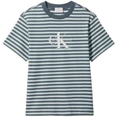 Calvin Ss 20S Stripe Jersey Monologo Cn XS TURBULENCE XS Calvin Ss 20S Stripe Jersey Monologo Cn XS TURBULENCE XS