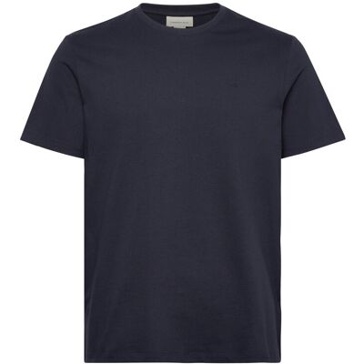 Calvin Ss Classic Monogram Tee L DARK SAPPHIRE L Calvin Ss Classic Monogram Tee L DARK SAPPHIRE L