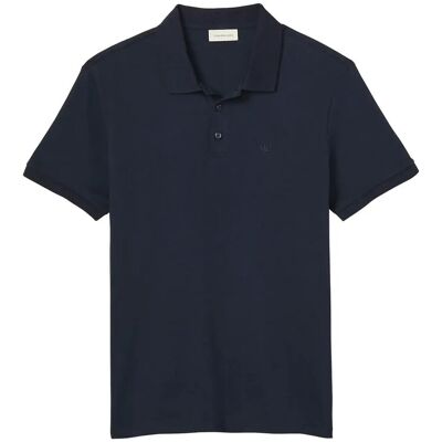Calvin Ss Classic Monogram Polo S DARK SAPPHIRE S Calvin Ss Classic Monogram Polo S DARK SAPPHIRE S