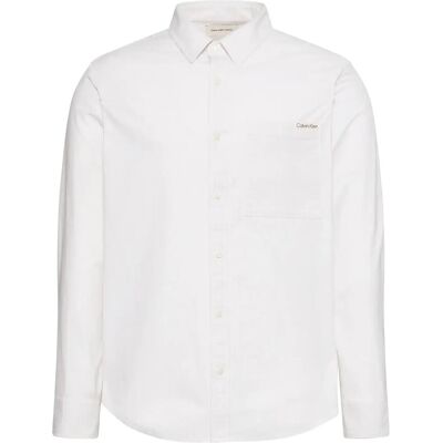 Calvin Ls Yd Stripe Oxford Classic Shir XXL CHALK XXL Calvin Ls Yd Stripe Oxford Classic Shir XXL CHALK XXL