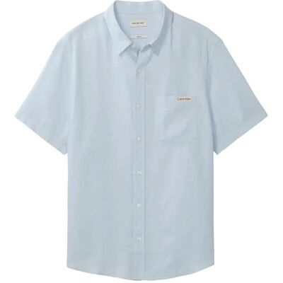 Calvin Ss Solid Causal Linen Classic Sh XL PLEIN AIR XL Calvin Ss Solid Causal Linen Classic Sh XL PLEIN AIR XL