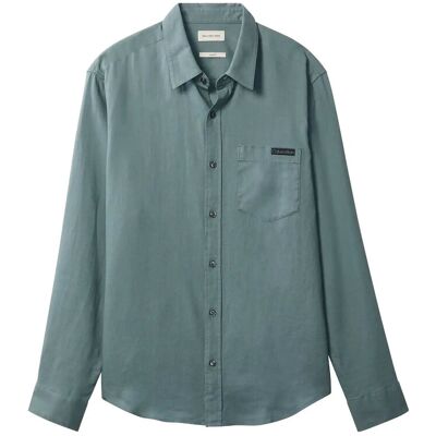 Calvin Ls Solid Casual Linen Classic Sh L FROSTED SPRUCE L Calvin Ls Solid Casual Linen Classic Sh L FROSTED SPRUCE L