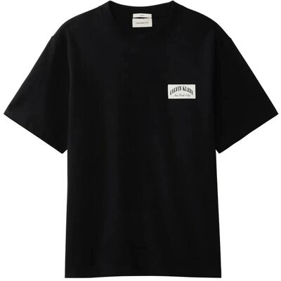 Calvin Ss 20S Easy Collegiate Badge Tee XXL BLACK XXL Calvin Ss 20S Easy Collegiate Badge Tee XXL BLACK XXL