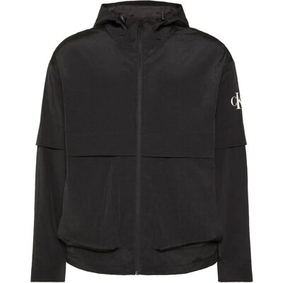 Calvin Ls Ripstop Hooded Flange Windbre XXL BLACK XXL Calvin Ls Ripstop Hooded Flange Windbre XXL BLACK XXL