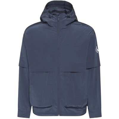 Calvin Ls Ripstop Hooded Flange Windbre XL BLUE NIGHTS XL Calvin Ls Ripstop Hooded Flange Windbre XL BLUE NIGHTS XL