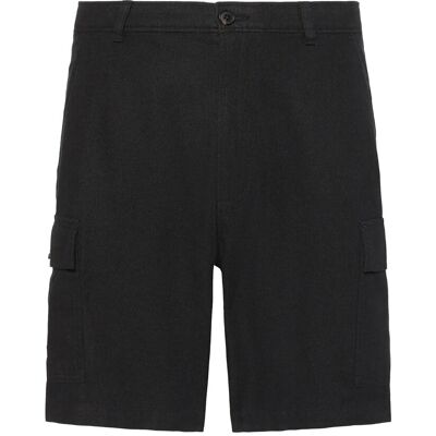 Calvin 9 In Linen Cargo Short 36 BLACK 36 Calvin 9 In Linen Cargo Short 36 BLACK 36