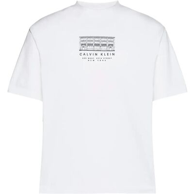 Calvin 16S March Graphic Seasonal Fashi XL BRIGHT WHITE XL Calvin 16S March Graphic Seasonal Fashi XL BRIGHT WHITE XL