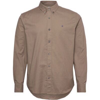 Calvin Ls Solid Oxford Classic Shirt XL TAUPE TONE XL Calvin Ls Solid Oxford Classic Shirt XL TAUPE TONE XL