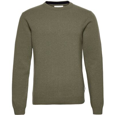 Casual Friday Cfkarl Lambswool Crew Neck Kni L OLIVINE MELANGE L Casual Friday Cfkarl Lambswool Crew Neck Kni L OLIVINE MELANGE L