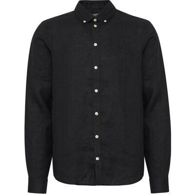 Casual Friday Cfanton Bd Ls Linen Shirt L BLACK BEAUTY L Casual Friday Cfanton Bd Ls Linen Shirt L BLACK BEAUTY L
