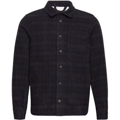 Casual Friday Cfjeux Checked Shacket S DARK NAVY S Casual Friday Cfjeux Checked Shacket S DARK NAVY S