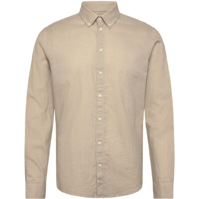 Casual Friday Cfanton Bd Ls Linen Mix L ISLAND FOSSIL L Casual Friday Cfanton Bd Ls Linen Mix L ISLAND FOSSIL L