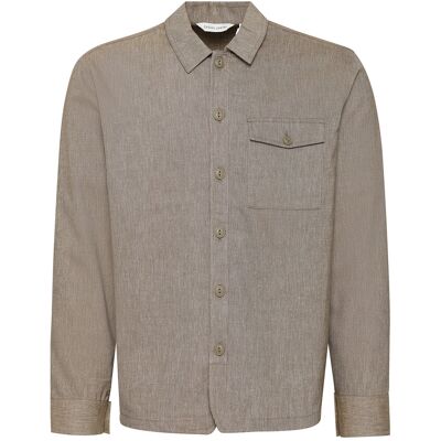 Casual Friday Cfaugusto 0066 Linen Mix Overshirt M KANGAROO MELANGE M Casual Friday Cfaugusto 0066 Linen Mix Overshirt M KANGAROO MELANGE M