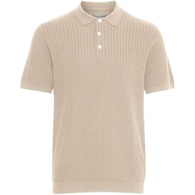 Casual Friday Cfkarl Structured Knit Polo M PLAZA TAUPE M Casual Friday Cfkarl Structured Knit Polo M PLAZA TAUPE M