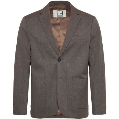 Casual Friday Cfbille 0169 Tweed Weave Blazer 56 SILVER MINK MELANGE 56 Casual Friday Cfbille 0169 Tweed Weave Blazer 56 SILVER MINK MELANGE 56