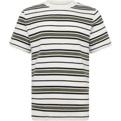 Casual Friday Cffrankie Structured Striped Tee XL WINTER MOSS XL Casual Friday Cffrankie Structured Striped Tee XL WINTER MOSS XL