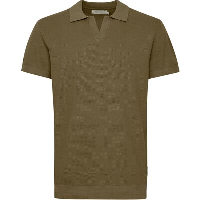 Casual Friday Cfmateo Ss Structured Polo Kni S WINTER MOSS S Casual Friday Cfmateo Ss Structured Polo Kni S WINTER MOSS S