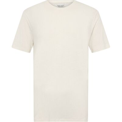 Casual Friday Cftom Linen Mix Tee XL EGRET XL Casual Friday Cftom Linen Mix Tee XL EGRET XL