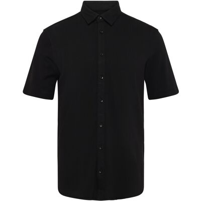 Casual Friday Cffolke Ss Bu Piqué Shirt M BLACK BEAUTY M Casual Friday Cffolke Ss Bu Piqué Shirt M BLACK BEAUTY M