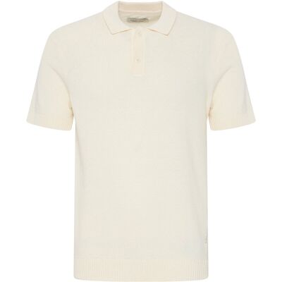 Casual Friday Cfaiden Ss Structured Polo Knit L EGRET L Casual Friday Cfaiden Ss Structured Polo Knit L EGRET L