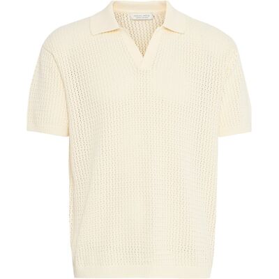 Casual Friday Cfeaston Ss Structured Polo Knit XL EGRET XL Casual Friday Cfeaston Ss Structured Polo Knit XL EGRET XL