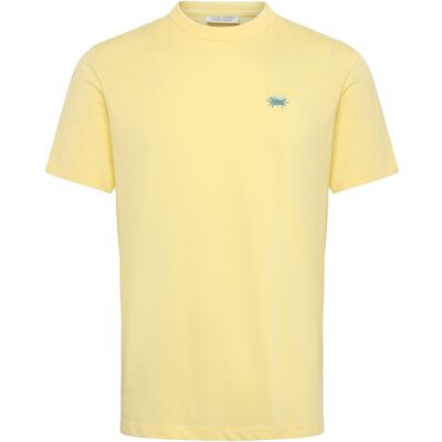 Casual Friday Cfkayden Tee With Embroidery XL PALE BANANA XL Casual Friday Cfkayden Tee With Embroidery XL PALE BANANA XL
