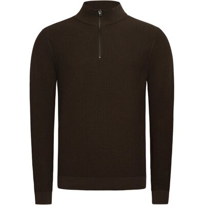 Casual Friday Cfvisti 0225 Structured Halfzip Kni L BLACK OLIVE L Casual Friday Cfvisti 0225 Structured Halfzip Kni L BLACK OLIVE L