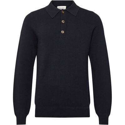 Casual Friday Cfabel 0231 Milano Polo Knit M DARK NAVY M Casual Friday Cfabel 0231 Milano Polo Knit M DARK NAVY M
