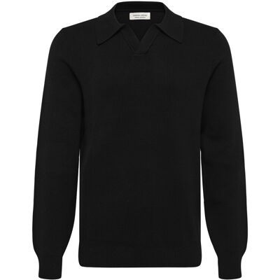 Casual Friday Cfdahl 0231 Milano Polo Knit M BLACK BEAUTY M Casual Friday Cfdahl 0231 Milano Polo Knit M BLACK BEAUTY M