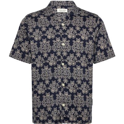 Casual Friday Cflindahl Aop Resort Shirt L NAVY BLAZER L Casual Friday Cflindahl Aop Resort Shirt L NAVY BLAZER L