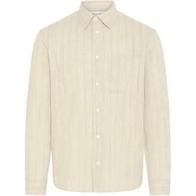 Casual Friday Cfhedman Dobby Striped Shirt L ISLAND FOSSIL L Casual Friday Cfhedman Dobby Striped Shirt L ISLAND FOSSIL L