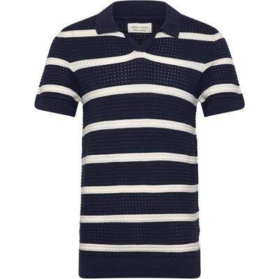 Casual Friday Cfdahlin Ss Striped Polo Knit L NAVY BLAZER L Casual Friday Cfdahlin Ss Striped Polo Knit L NAVY BLAZER L