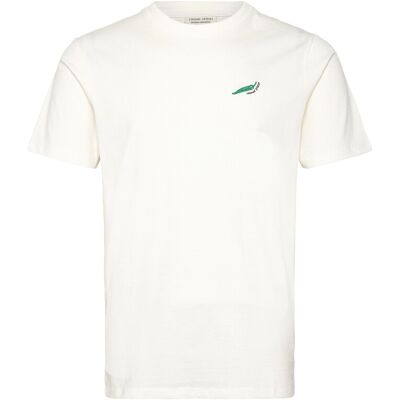 Casual Friday Cflinder 0255 Tee With Emb. M SNOW WHITE M Casual Friday Cflinder 0255 Tee With Emb. M SNOW WHITE M
