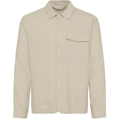 Casual Friday Cfbro 0262 Linen Mix Overshirt S ISLAND FOSSIL S Casual Friday Cfbro 0262 Linen Mix Overshirt S ISLAND FOSSIL S