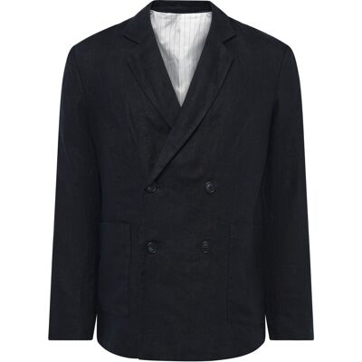 Casual Friday Cfedlund 0272 Linen Blazer 56 DARK NAVY 56 Casual Friday Cfedlund 0272 Linen Blazer 56 DARK NAVY 56