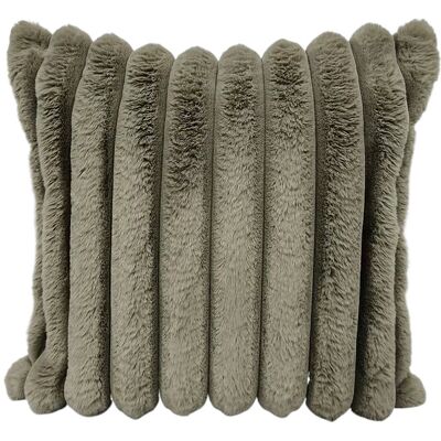 Ceannis C/C 50X50 Fake Fur Stripe Grey 50X50CM GREY 50X50CM Ceannis C/C 50X50 Fake Fur Stripe Grey 50X50CM GREY 50X50CM