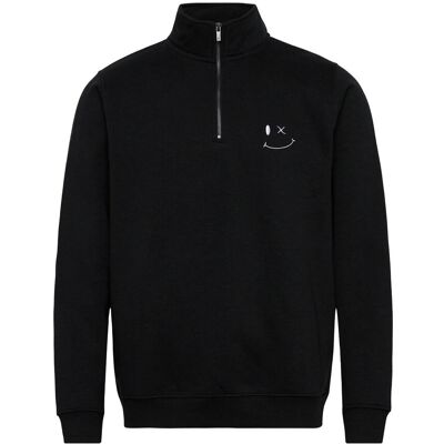 Clean Cut Copenhagen Patrick Half-Zip Sweatshirt XL BLACK XL Clean Cut Copenhagen Patrick Half-Zip Sweatshirt XL BLACK XL