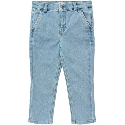 Copenhagen Colors Organic Denim Chinos Pants - Slim Fit 128 LT. BLUE WASHED 128 Copenhagen Colors Organic Denim Chinos Pants - Slim Fit 128 LT. BLUE WASHED 128