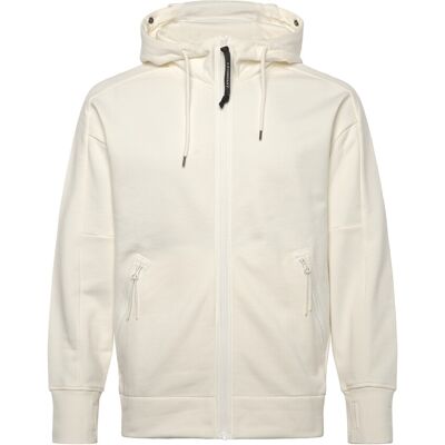 C.P. Company Raised Fleece Goggle Zipped Hoodie XXXL GAUZE WHITE XXXL C.P. Company Raised Fleece Goggle Zipped Hoodie XXXL GAUZE WHITE XXXL