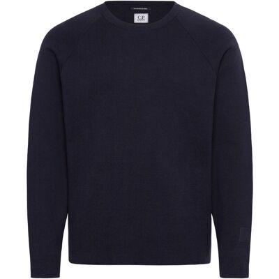 C.P. Company Metropolis Series Cotton Double Crew Neck Knit L SKY CAPTAIN L C.P. Company Metropolis Series Cotton Double Crew Neck Knit L SKY CAPTAIN L