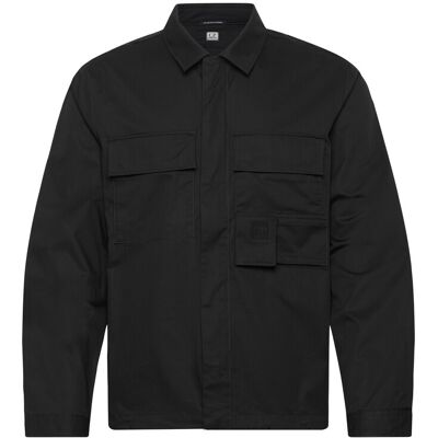 C.P. Company Metropolis Series Gabardine Utility Overshirt XXXL BLACK XXXL C.P. Company Metropolis Series Gabardine Utility Overshirt XXXL BLACK XXXL