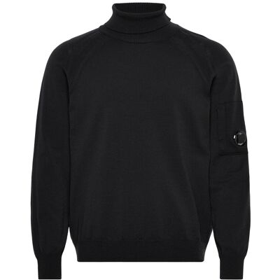 C.P. Company Merino Wool Turtleneck XS BLACK SAND XS C.P. Company Merino Wool Turtleneck XS BLACK SAND XS