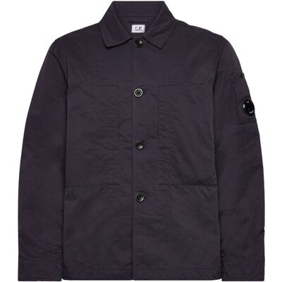 C.P. Company Overshirt Diagonal Flatt Nylon XS NIGHTSHADE XS C.P. Company Overshirt Diagonal Flatt Nylon XS NIGHTSHADE XS