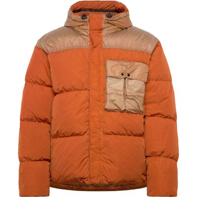 C.P. Company Co Chrome-R Mixed Goggle Down Jacket XL BOMBAY BROWN XL C.P. Company Co Chrome-R Mixed Goggle Down Jacket XL BOMBAY BROWN XL